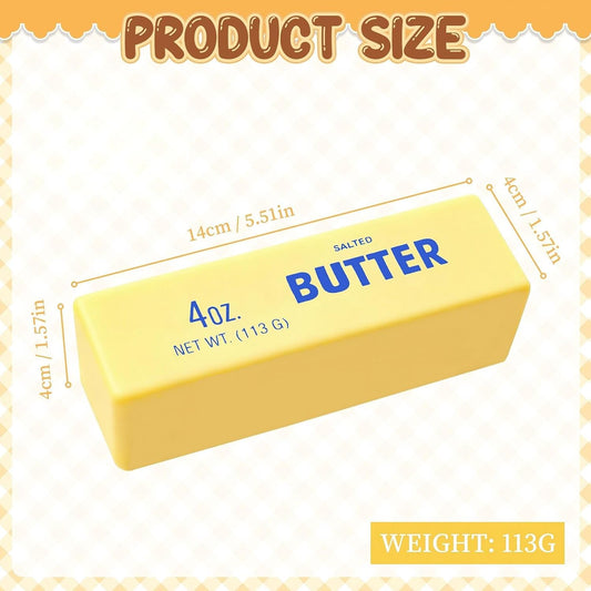 Squeeze Butter Stress Relief Toy - Slow Rebound Sensory Squishy, 5.5"X1.5" for Adults, Novelty Office Desk Decor (A-1PC)