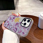 2-In-1 Preppy Tangled Sun Floral Silicone Cellphone Case & Lens Protector Kit - Double-Layer, Waterproof, Contemporary Art Casing, Customized, Street, Sporty, Durable Shockproof Cellphone Accessory for Iphone 13Pro Max,14,15,16,17