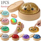 Random Glitter Dumpling Squishy Surprise Toy, Boxed Slow-Return Sensory Stress Relief, Soft Mystery Glitter Dumpling, Kneadable Pressure Release Dough Toy
