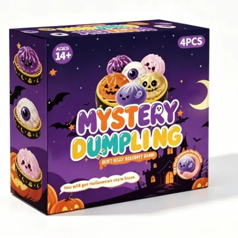 Halloween Ghost Maruko Squeeze Toy Set - Portable Stress Relief Toys for Party Favors and Holiday Gifts