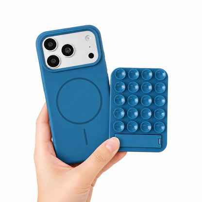 Silicone Magnetic Case for iPhone 13-17 Pro Max, Candy Color with Kickstand, Soft TPU Bumper Cover, Shockproof and Scratch-Resistant Protective Case for Women and Girls