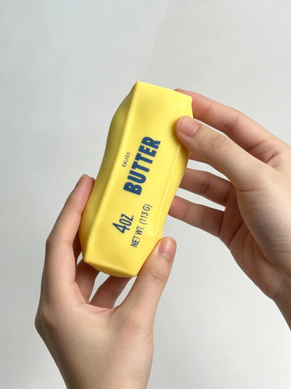 Crunchy Sound Butter Bar Squishy Toy - Soft Squeeze Fidget Toy for Stress Relief and Sensory Play, Ideal for Teens and Adults, Perfect for Parties and Leisure Activities