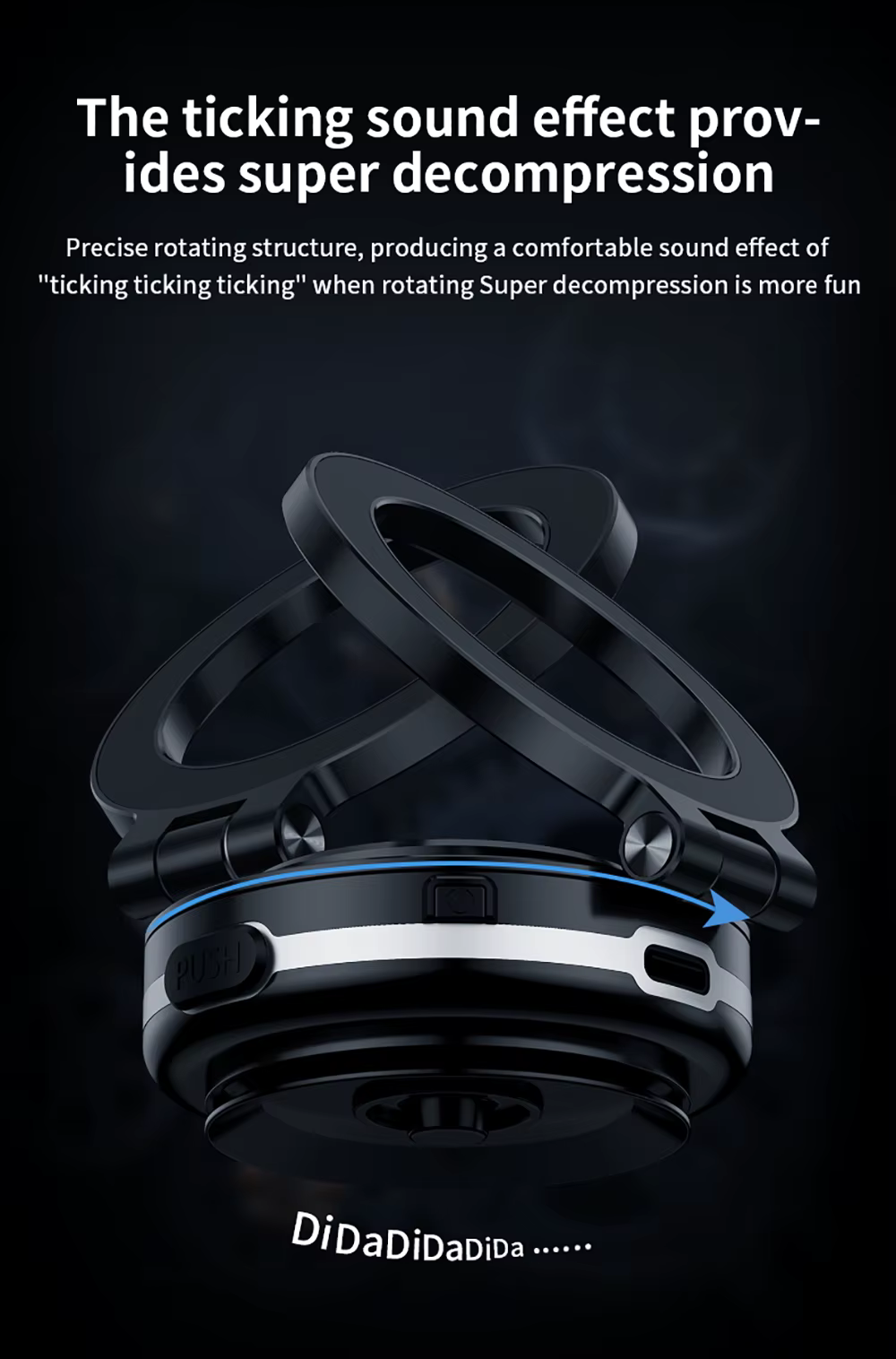Electric Magnetic Car Phone Holder with Suction Cup | 360° Rotating Folding Mount