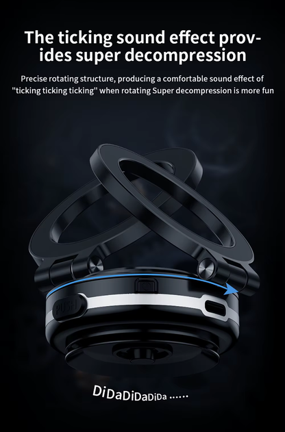 Electric Magnetic Car Phone Holder with Suction Cup | 360° Rotating Folding Mount