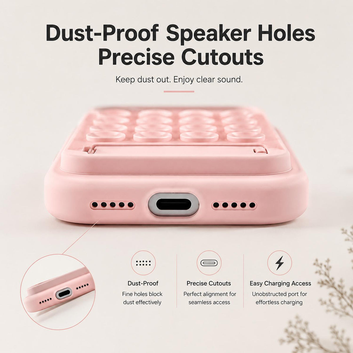 Silicone Magnetic Case for iPhone 13-17 Pro Max, Candy Color with Kickstand, Soft TPU Bumper Cover, Shockproof and Scratch-Resistant Protective Case for Women and Girls