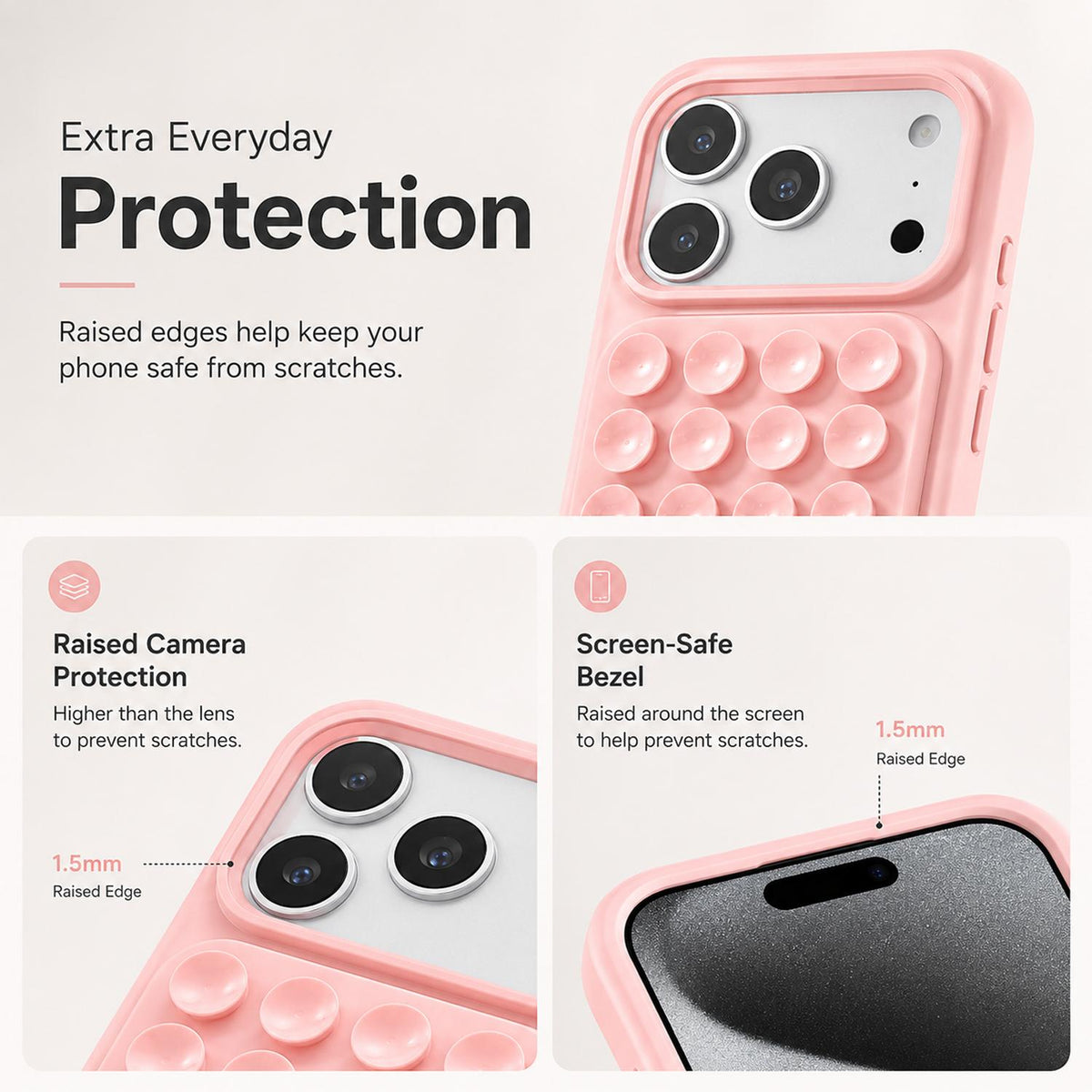 Silicone Magnetic Case for iPhone 13-17 Pro Max, Candy Color with Kickstand, Soft TPU Bumper Cover, Shockproof and Scratch-Resistant Protective Case for Women and Girls