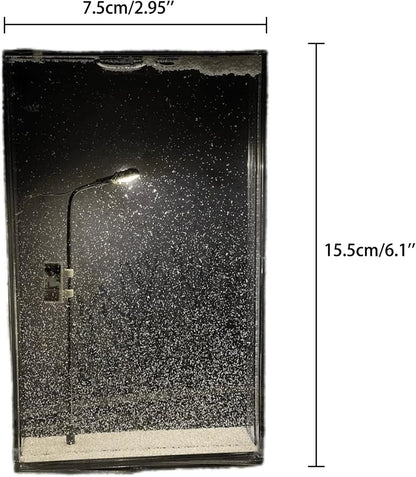 Snowfall Lamp: Handmade Snowy Streetlight Night Light DIY Material Pack (2 Sets)