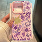 2-In-1 Preppy Tangled Sun Floral Silicone Cellphone Case & Lens Protector Kit - Double-Layer, Waterproof, Contemporary Art Casing, Customized, Street, Sporty, Durable Shockproof Cellphone Accessory for Iphone 13Pro Max,14,15,16,17