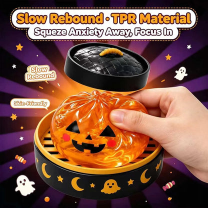 Halloween Ghost Maruko Squeeze Toy Set - Portable Stress Relief Toys for Party Favors and Holiday Gifts