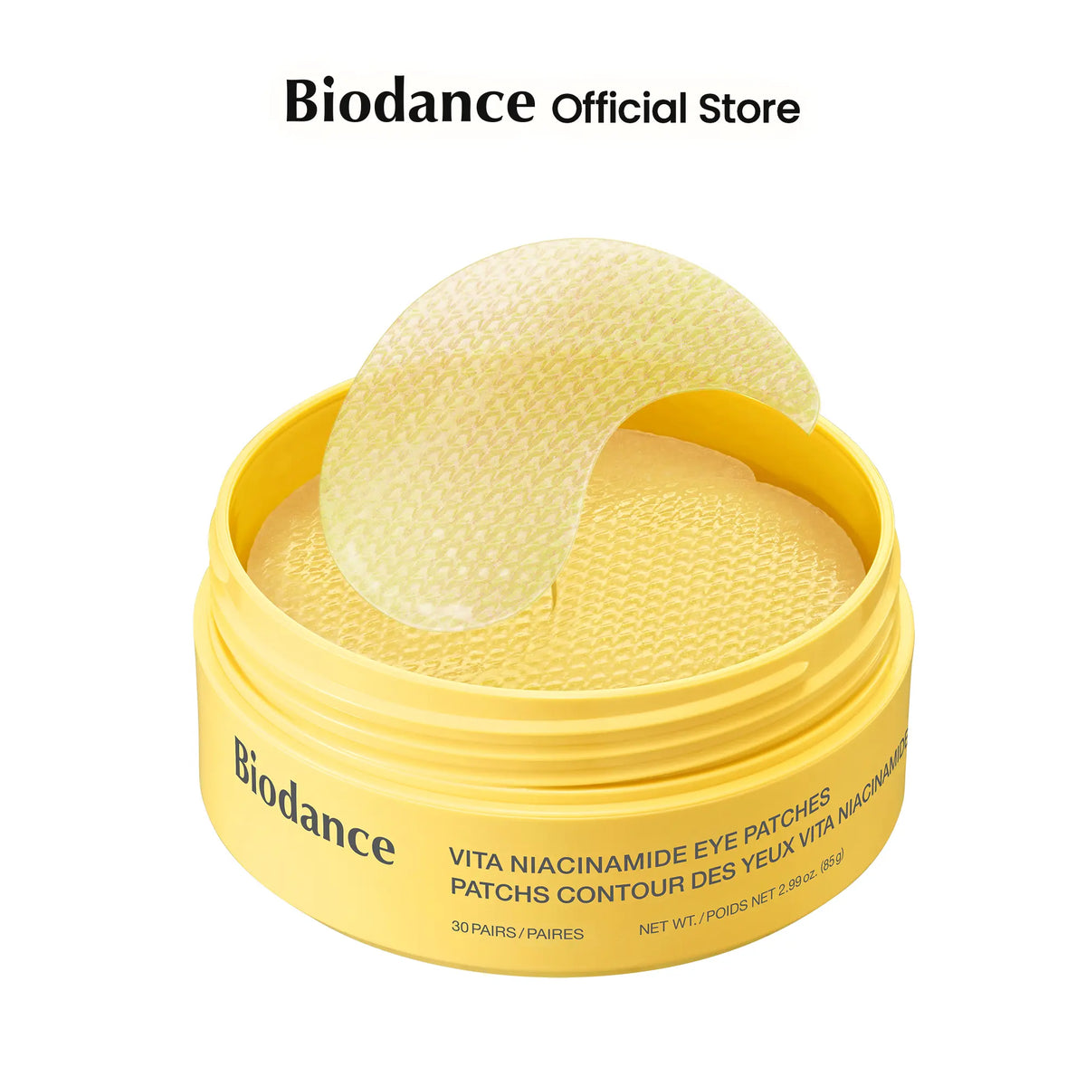 Biodance Hydrogel Eye Patches (60 Count) | Collagen Peptide and Caviar PDRN for Dark Circles and Wrinkles | Under Eye Treatment for Puffiness, Fine Lines, and Even Skin Tone