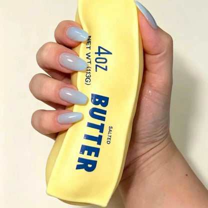 Crunchy Sound Butter Bar Squishy Toy - Soft Squeeze Fidget Toy for Stress Relief and Sensory Play, Ideal for Teens and Adults, Perfect for Parties and Leisure Activities