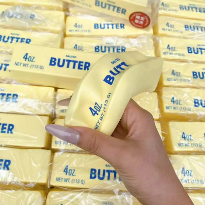 Experience Ultimate Stress Relief with Our Squeezable Butter Look Squishy Toy - Perfect for Pocket Fun!