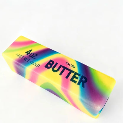 Experience Ultimate Stress Relief with Our Squeezable Butter Look Squishy Toy - Perfect for Pocket Fun!