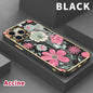 Electroplated Phone Case for Iphone 17 Pro Max Air 16 15 14 plus 13 12 11 Floral Delight Pattern Soft TPU Silicone Dirt-Proof Easy to Clean Soft Cover Gift