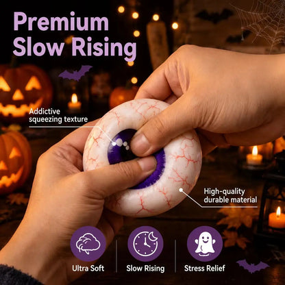 Halloween Ghost Maruko Squeeze Toy Set - Portable Stress Relief Toys for Party Favors and Holiday Gifts