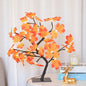 LED Rose Leaf Table Lamp USB Christmas Tree Fairy Light Night Lights Home DIY Party Wedding Bedroom Decoration Mother'S Day Gift