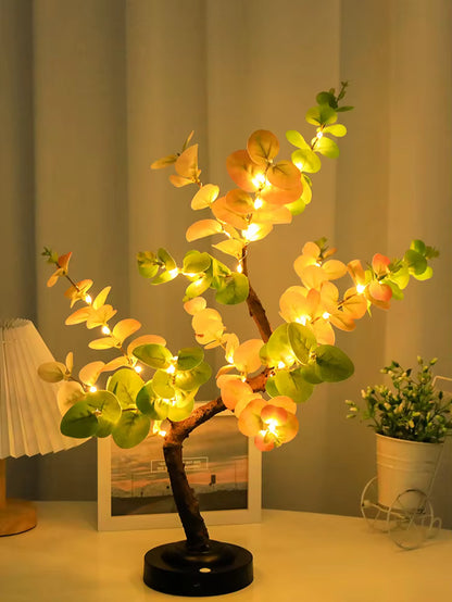 Artificial LED Bonsai Tree Light Desk Lamp Fairy Nightlight for Decor Home Light