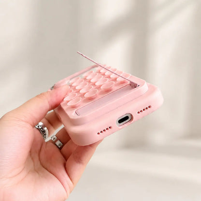 Silicone Magnetic Case for iPhone 13-17 Pro Max, Candy Color with Kickstand, Soft TPU Bumper Cover, Shockproof and Scratch-Resistant Protective Case for Women and Girls