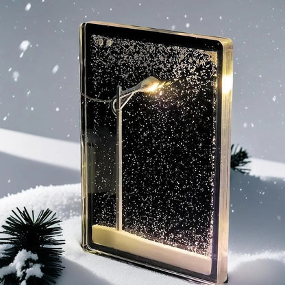 Snowfall Lamp: Handmade Snowy Streetlight Night Light DIY Material Pack (2 Sets)